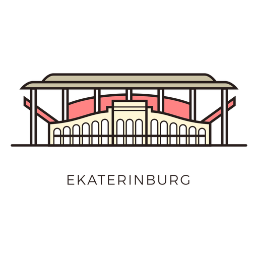 Logo do estádio de futebol de Ecaterimburgo Desenho PNG