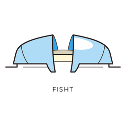 Logo do estádio de futebol Fisht Desenho PNG