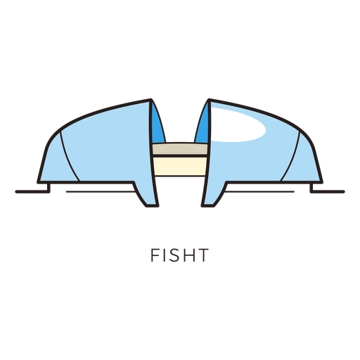 Logo des Fisht-Fußballstadions PNG-Design