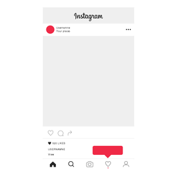 Download Instagram heart button - Transparent PNG & SVG vector file