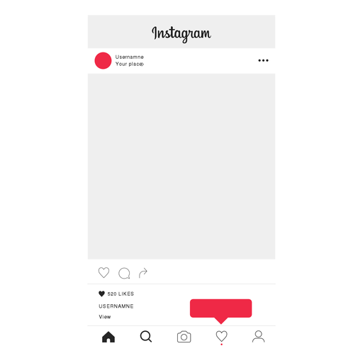 Instagram follow profile screen - Transparent PNG & SVG vector file