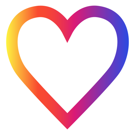 instagram heart icon vector