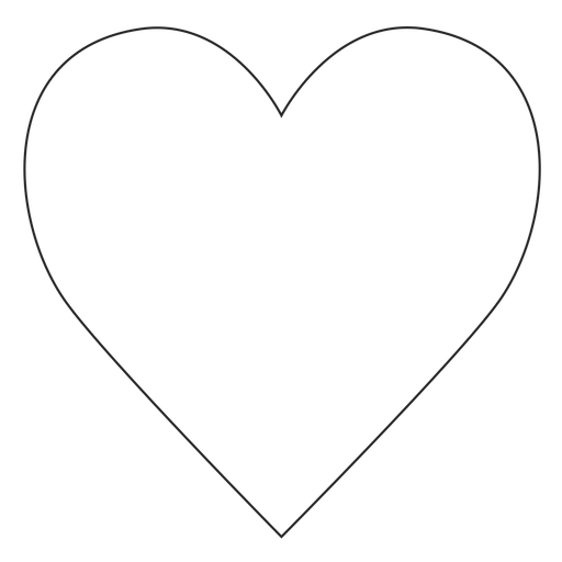 Heart Line Vector Png