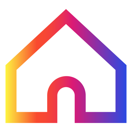 Instagram home icon PNG Design