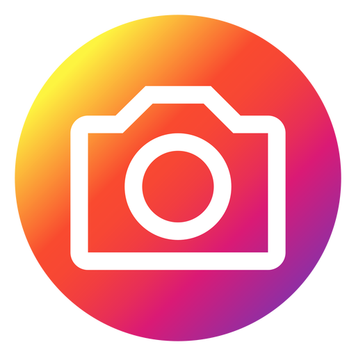 botão de foto do instagram Desenho PNG