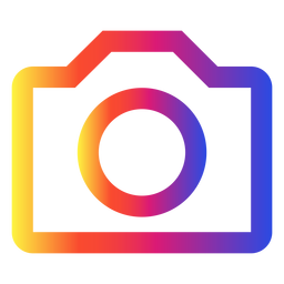 ícone de foto do instagram Desenho PNG