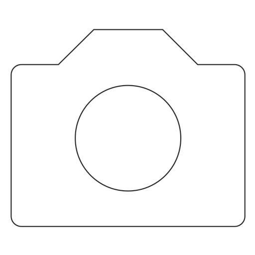 Icono de línea de foto de Instagram Diseño PNG