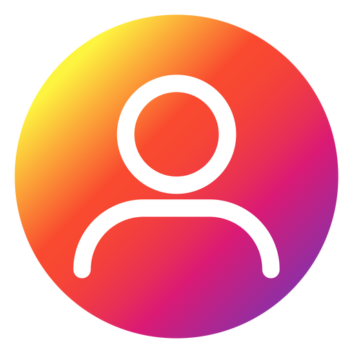 Instagram profile button PNG Design