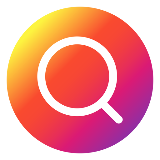 Instagram search button PNG Design