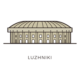 Logotipo del estadio de fútbol Luzhniki Diseño PNG Transparent PNG