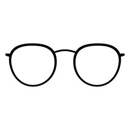 Óculos persol com armação preta Desenho PNG