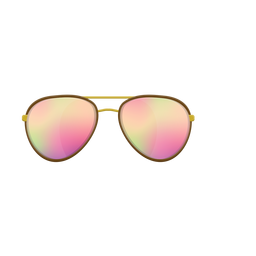 Rosa Fliegersonnenbrille PNG-Design
