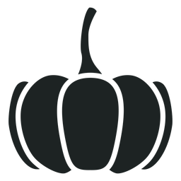 Pumpkin grey icon PNG Design