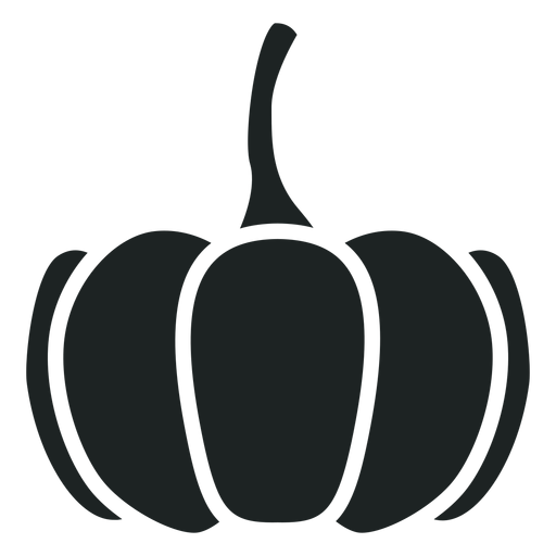Pumpkin grey icon PNG Design