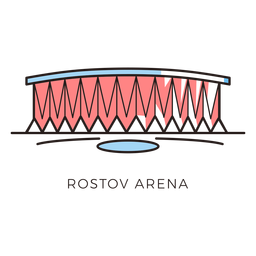 Rostov arena football stadium logo PNG Design