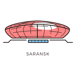 Saransk football stadium logo PNG Design