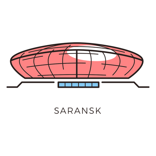 Logo des Saransk-Fu?ballstadions PNG-Design