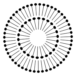 Ícone de alfinetes de explosão solar Desenho PNG