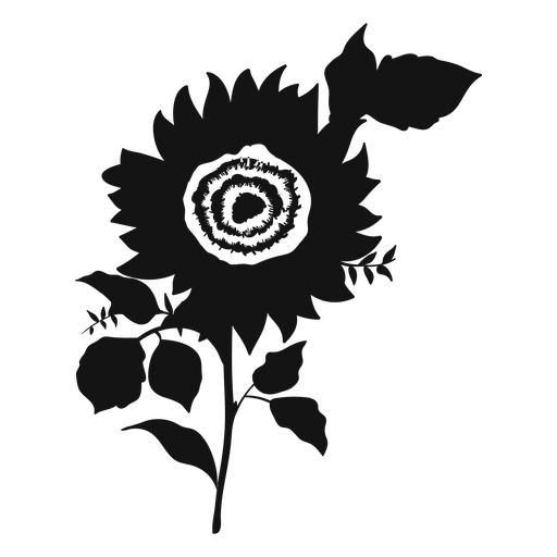 Free Free 206 Sunflower Clipart Black And White Png SVG PNG EPS DXF File