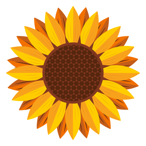 Sonnenblumenkopf Grafik PNG-Design