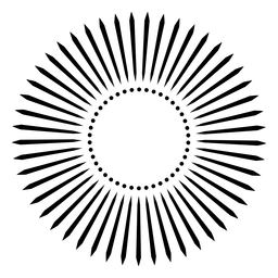 Icono de la luz del sol Diseño PNG