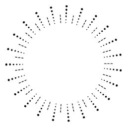Sunrays Punkte und Linien Symbol PNG-Design