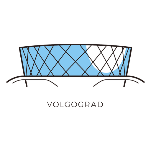 Logo des Wolgograder Fu?ballstadions PNG-Design