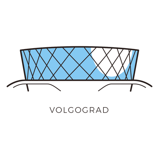 Logo do estádio de futebol de Volgogrado Desenho PNG