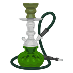 Ilustração de fumar narguilé Transparent PNG