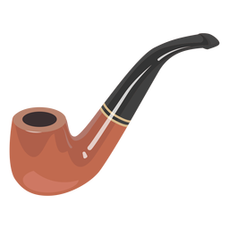 Ilustración de pipa de fumar Diseño PNG