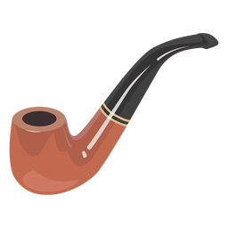 Smoking pipe illustration Transparent PNG