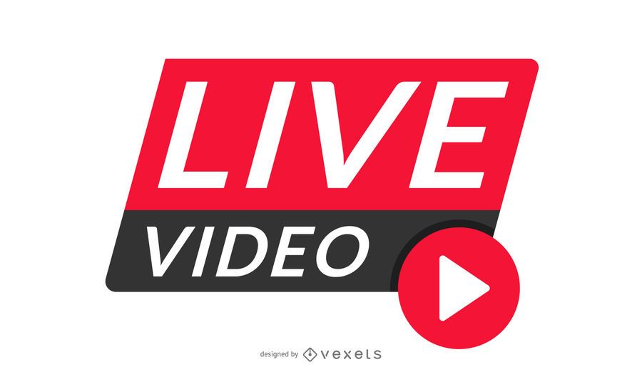 Design de cabeçalho de vídeo ao vivo Design de cabeçalho de vídeo ao vivo