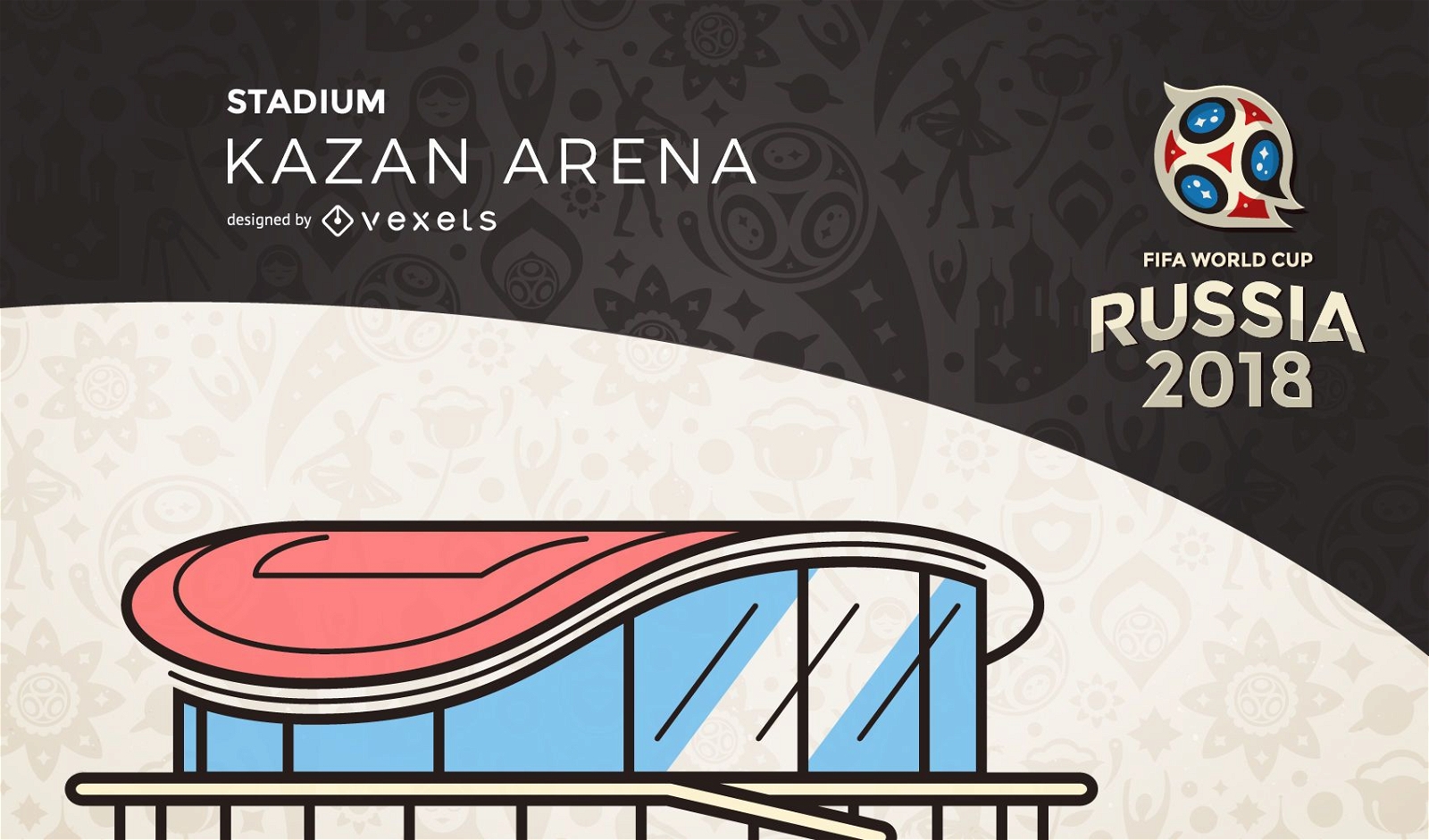 Russland 2018 Kasan Arena Stadion
