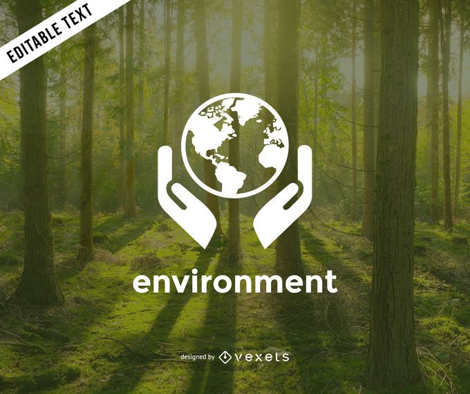 Earth environment logo template Earth environment logo template