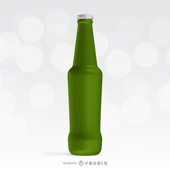 Plantilla de maqueta de botella de soda Plantilla de maqueta de botella de soda