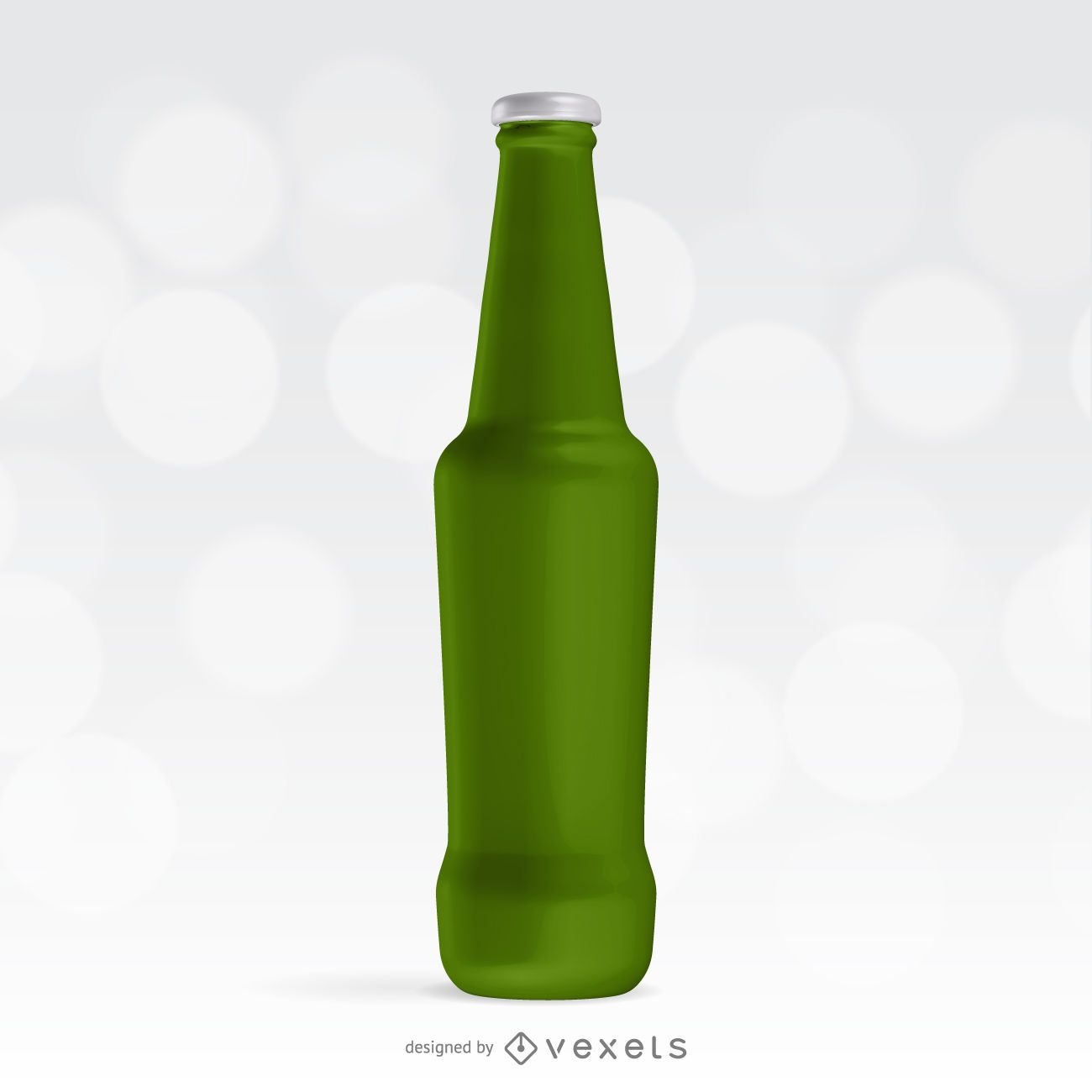 Envase ilustrado de botella de refresco