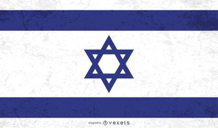 Bandeira angustiada de Israel