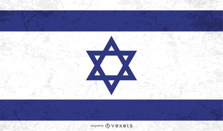 Distressed Israel flag Distressed Israel flag