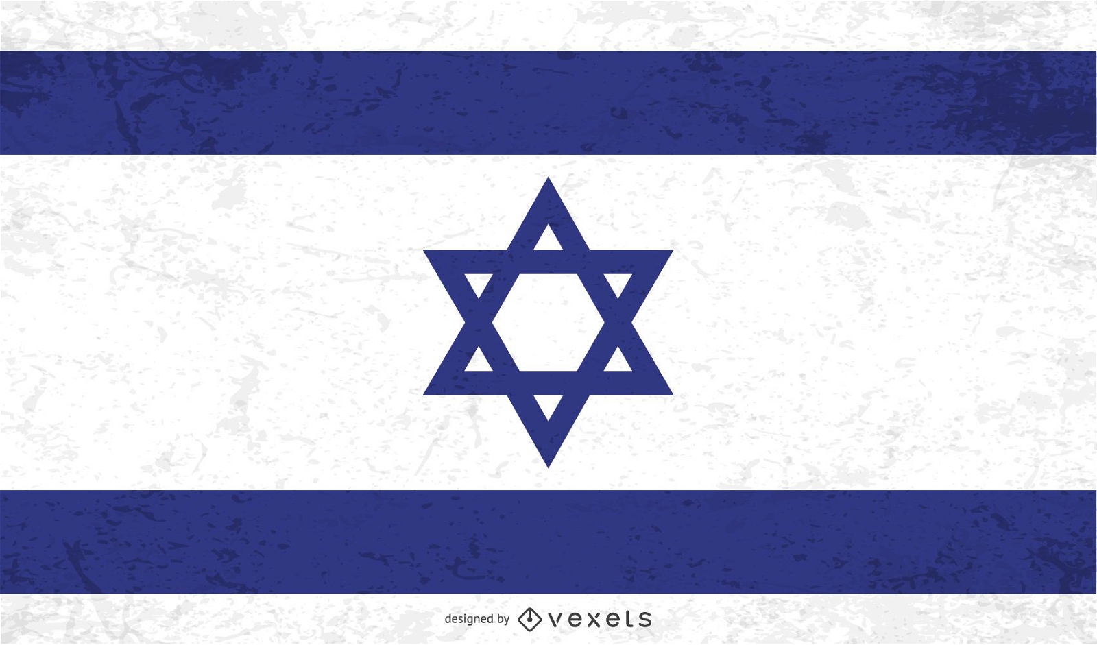 Distressed Israel Flagge