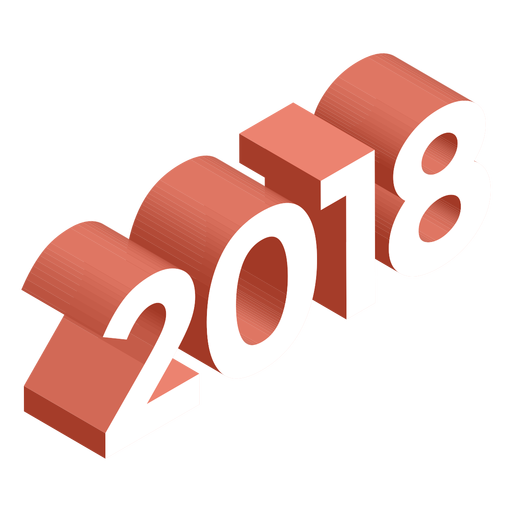 Logo 3d 2018 Diseño PNG