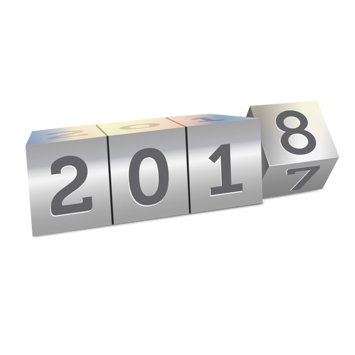 2018 wechselndes Jahr PNG-Design