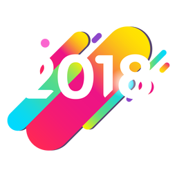 2018 colorful PNG Design