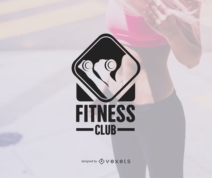 Gym logo badge template - Vector download