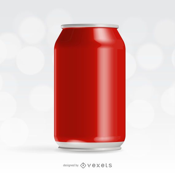 Illustrated can mockup Illustrated can mockup