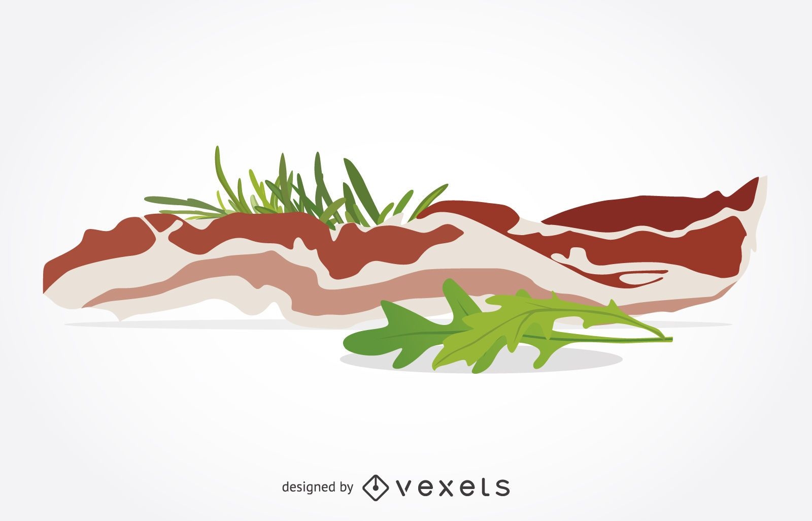 Ilustração de bacon