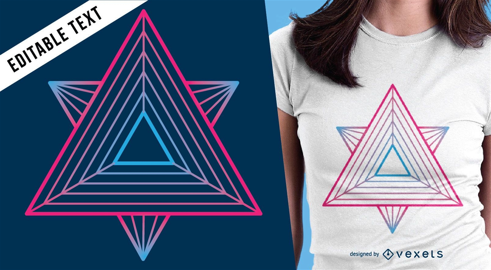 Colorful sacred geometry t-shirt design