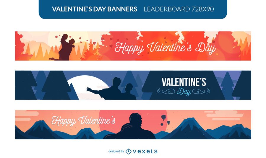 Valentine's day couple illustration set Valentine's day couple illustration set