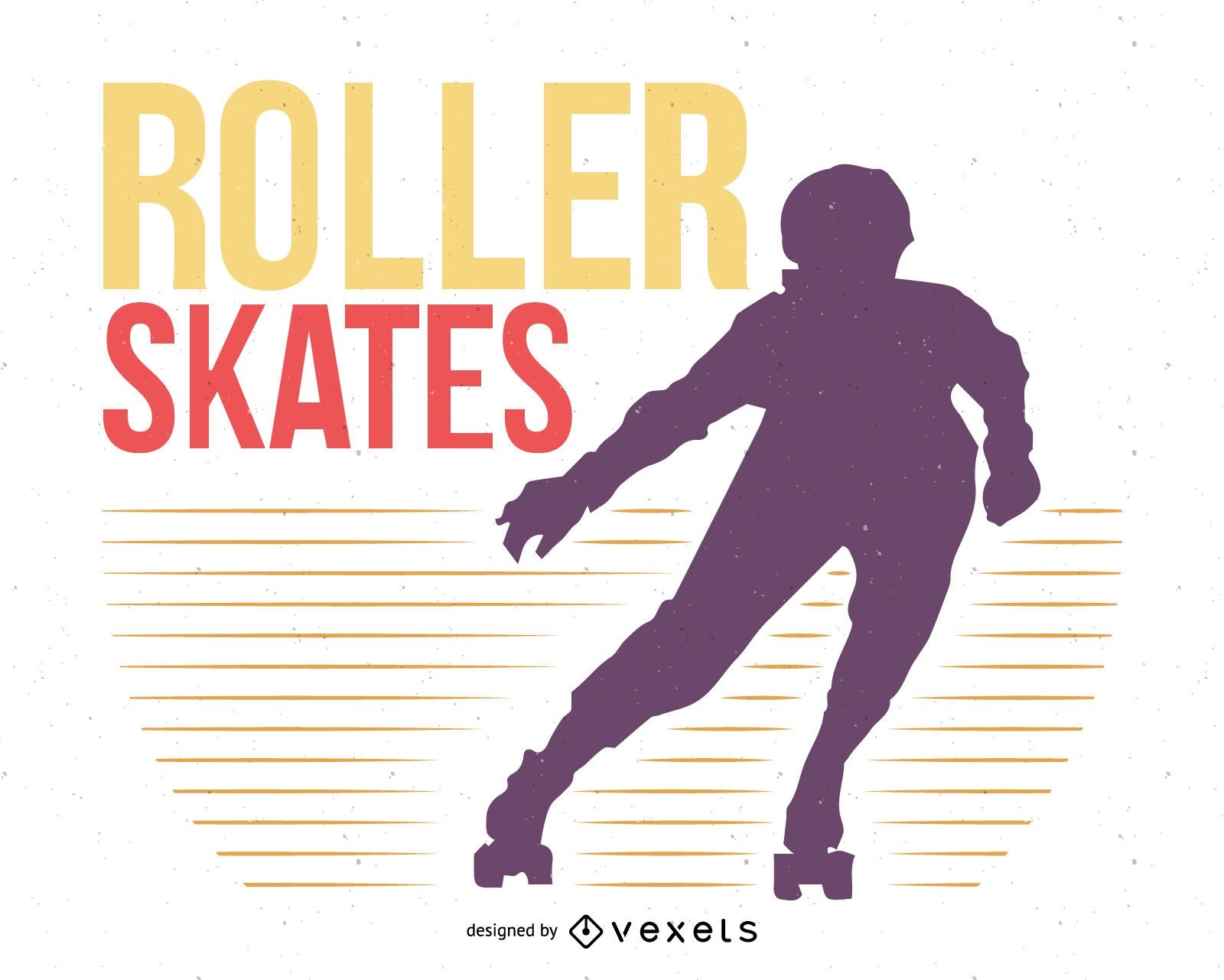 Roller skating flyer