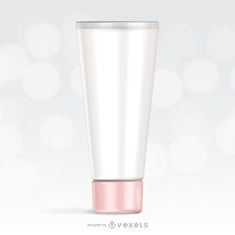 Ilustração da maquete do modelo de creme