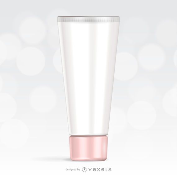 Cream template mockup illustration Cream template mockup illustration